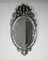 Venezianischer ovaler Spiegel, 1940er 1