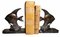 Art Deco French Spelter Fish Bookends on Marquinia Marble Bases, 1930s, Set of 2, Image 6