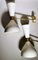 Italian Diabolo Sconces in Painted Metal & Brass in Stilnovo Style, 1960s, Set of 2, Image 4