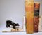 French Art Deco Metal Panther Bookends on Marble Bases, 1930, Set of 2, Image 8