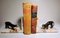 French Art Deco Metal Panther Bookends on Marble Bases, 1930, Set of 2 4