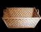 Large French Handwoven Wicker Bread Basket, 1930s 2