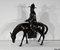 Artista cinese, Figura a cavallo, Fine 800, Bronzo, Immagine 4