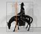Artista chino, Figura a caballo, Finales de 1800, Bronce, Imagen 24