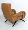 Mid-Century Modern Kunstleder Sessel im Marco Zanuso Stil, Italien, 1970er 7