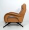 Mid-Century Modern Kunstleder Sessel im Marco Zanuso Stil, Italien, 1970er 4