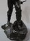 AE Carrier-Belleuse, Man Facing the Wind, Late 19th Century, Bronze 10