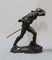 AE Carrier-Belleuse, Man Facing the Wind, Spätes 19. Jh., Bronze 13