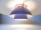 Vintage PH-4/3 Blue Pendant Lamp by Poul Henningsen for Louis Poulsen 7