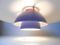 Vintage PH-4/3 Blue Pendant Lamp by Poul Henningsen for Louis Poulsen, Image 7