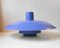 Vintage PH-4/3 Blue Pendant Lamp by Poul Henningsen for Louis Poulsen, Image 3