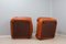 Cognac Leather Armchairs by Girgi for Sapporo, 1970s, Set of 2, Image 12