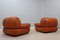 Cognac Leather Armchairs by Girgi for Sapporo, 1970s, Set of 2, Image 11