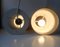 White Hydra 1 Minimalist Pendant Lamps by Jo Hammerborg for Fog & Morup, 1970s, Set of 2, Image 7