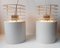White Hydra 1 Minimalist Pendant Lamps by Jo Hammerborg for Fog & Morup, 1970s, Set of 2, Image 2