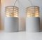 White Hydra 1 Minimalist Pendant Lamps by Jo Hammerborg for Fog & Morup, 1970s, Set of 2, Image 3