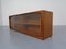 Danish Wall Sideboard with Glass Sliding Doors from Dyrlund, 1980s, Image 1