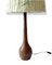 Large Mid-Century Earthenware Table Lamp, France, 1950s, Image 13