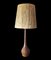 Lámpara de mesa Mid-Century grande de loza, años 50, Imagen 1
