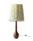 Lámpara de mesa Mid-Century grande de loza, años 50, Imagen 5