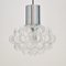 Large Mid-Century Bubble Glass Pendant or Ceiling Light by Helena Tynell for Limburg, Germany, 1960s 1