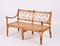 Mid-Century Italian Modern Rattan and Bamboo 2-Seater Sofa, 1970s, Image 14