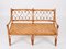 Mid-Century Italian Modern Rattan and Bamboo 2-Seater Sofa, 1970s, Image 3