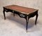 Antique Louis XV Style Flat Desk in Darrier Wood and Leather, 1800s, Image 4