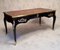 Antique Louis XV Style Flat Desk in Darrier Wood and Leather, 1800s, Image 8