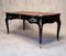 Antique Louis XV Style Flat Desk in Darrier Wood and Leather, 1800s, Image 3