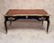 Antique Louis XV Style Flat Desk in Darrier Wood and Leather, 1800s 1