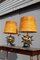 Italian Table Lamps in Brass, Metal & Bamboo, 1950s, Set of 2 4