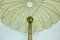 Large Mid-Century Modern Gold Cante Cocoon Table Lamp with Brass Foot, 1970s 3