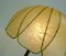 Large Mid-Century Modern Gold Cante Cocoon Table Lamp with Brass Foot, 1970s 5