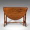 Antique English Oval Sutherland Table, 1850s, Image 7