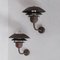 Mid-Century Danish Copper and Glass Wall Lights 8