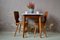 Small Vintage Formica Table with Compass Legs, 1960s 4