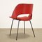 Roter Vintage Stuhl, 1950er 8