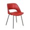 Roter Vintage Stuhl, 1950er 1
