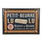 Vintage Framed Petit-Beurre LU Advertisement Sign 1