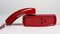 Red Plastic Telephone from CAT, Italy, 1980s, Image 7