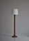 Large Brutalist Stoneware Floor Lamp attributed to Sejer Ceramics, Denmark, 1960s, Image 3