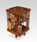 Rosewood Inlaid Revolving Bookcase, Image 8