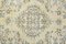 6 x 9 türkischer Vintage Area Teppich, handgefertigter Oushak Wollteppich, gelbe orientalische Teppiche, Farmhaus Dekor, Unikate, böhmischer Teppich, 1960er 4