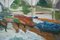 Jackson, Richmond Bridge and Skiffs, 2010 Oil on Canvas, Immagine 2