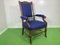 Antique Scandinavian Armchair with a High Backrest Around 1890 1