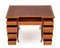 Sheraton Pedestal Desk Shaped Marquetry Inlay 9