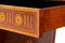 Sheraton Pedestal Desk Shaped Marquetry Inlay 7