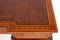 Sheraton Pedestal Desk Shaped Marquetry Inlay 5