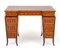 Sheraton Pedestal Desk Shaped Marquetry Inlay 1